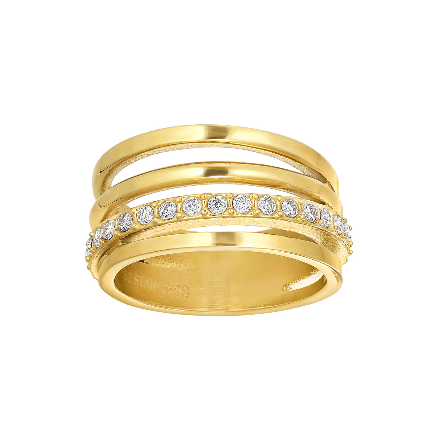 Big Olympia ring - forgyldt